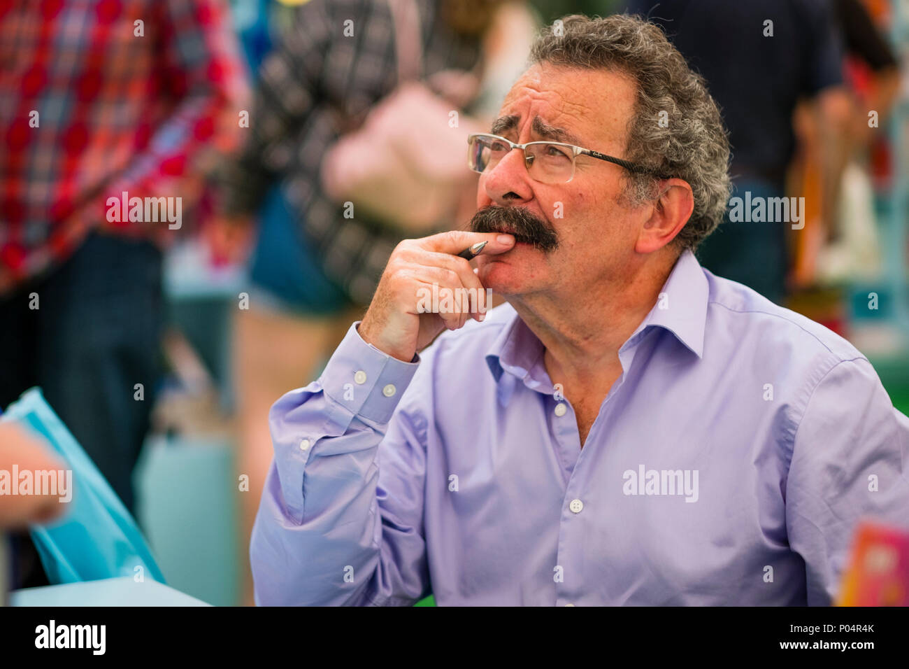 Professor Robert Winston im Hay Festival der Literatur und Künste, Mai 2018 Stockfoto