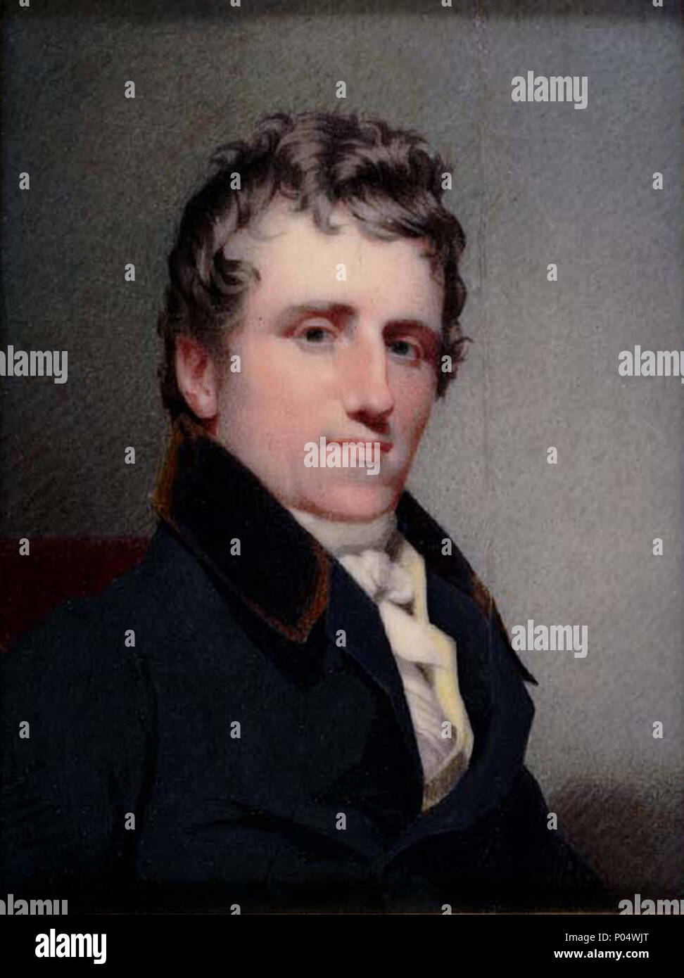 . Englisch: Johannes Hamilton (1792-1882) war der vierte Sohn von Generalmajor Alexander Hamilton und Elizabeth Schuyler Hamilton. Als er zwölf war, sein Vater war in der inzwischen legendären Duell mit Präsidentschaftskandidat Aaron Burr getötet John Hamilton graduierte an der Columbia College im Jahr 1809 und in den Vereinigten Staaten Armee gedient. Er war ein eifriger Historiker, und veröffentlichte zahlreiche Bücher über das Leben seines Vaters, einschließlich des Lebens von Alexander Hamilton und sieben - Band Geschichte der Republik. . Englisch: Johannes Hamilton. ca. 1840 12 Johannes Hamiton Stockfoto