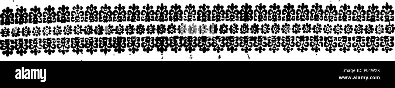 . Englisch: Fleuron aus Buch: eine Berechnung des Wertes der South-Sea Lager, auf dem Fuß der Regelung, wie sie jetzt lebt. Von den Tatsachen, wie sie von den Direktoren der Firma South-Sea angegeben sind, in den Büchern und Papieren, indem Sie vor dem Unterhaus gelegt. Und vier weitere Mitgliedstaaten der gleichen, auf die Annahmen in den Titeln der genannten Staaten bzw. erwähnt. Und auch, vier weitere Mitgliedstaaten mit A, B, C, D. Der Zustand ein, erweist, dass die Regelung ausgeführt worden sein könnte, ohne dafür den Preis der Aktie höher als 150 l. Prozent. Die anderen drei Staaten zeige die Va Stockfoto