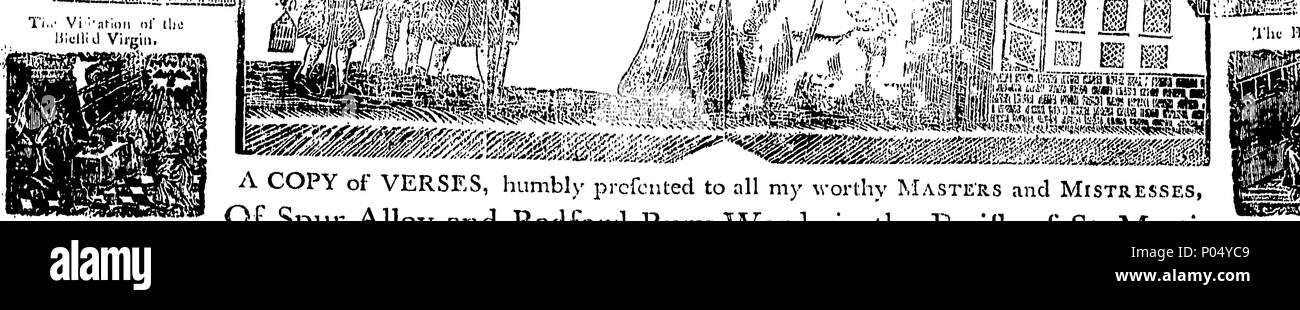 . Englisch: Fleuron aus Buch: eine Kopie der Verse, demütig zu alle meine würdiger Meister und Geliebten, der Spur-Alley und Bedford vorgestellt - ward begraben, in der Pfarrei St. Martin in den Feldern, die von John Young, (Tinte) Beadle und Bellman, für das Jahr 1800. ... 73 eine Kopie der Verse, demütig zu alle meine würdiger Meister und Geliebten, der Spur-Alley und Bedford vorgestellt - ward begraben, in der Pfarrei des hl. Fleuron T 205835-3 Stockfoto
