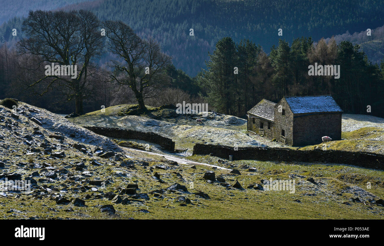 Bell Hagg Scheune, der Peak District, England (5) Stockfoto