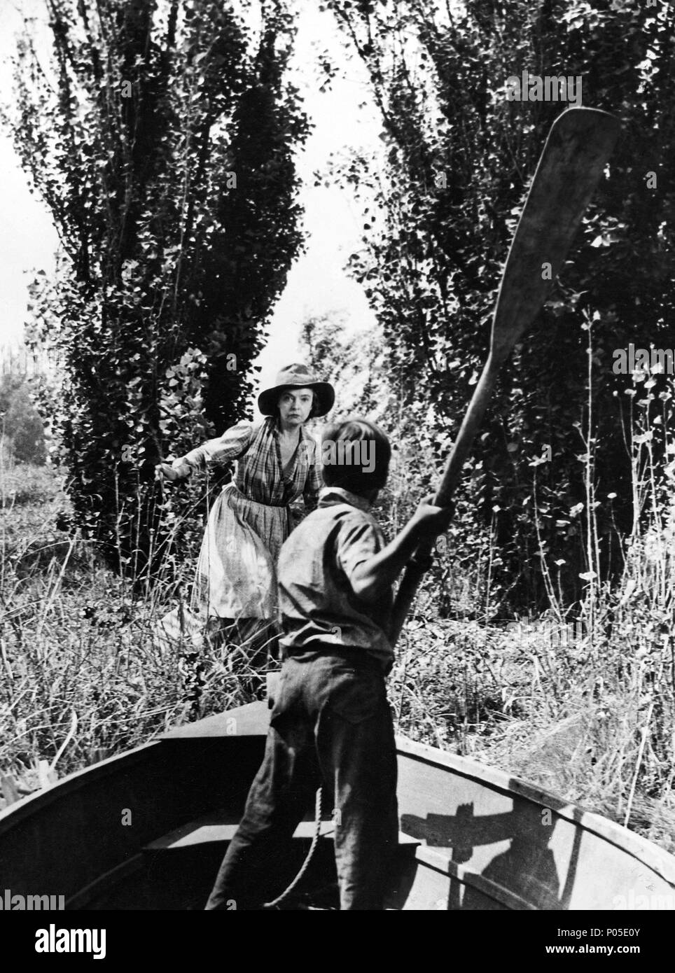 Original Film Titel: DIE NACHT DES JÄGERS. Englischer Titel: DIE NACHT DES JÄGERS. Regisseur: Charles Laughton. Jahr: 1955. Stars: LILLIAN GISH, BILLY CHAPIN. Quelle: UNITED ARTISTS/Album Stockfoto