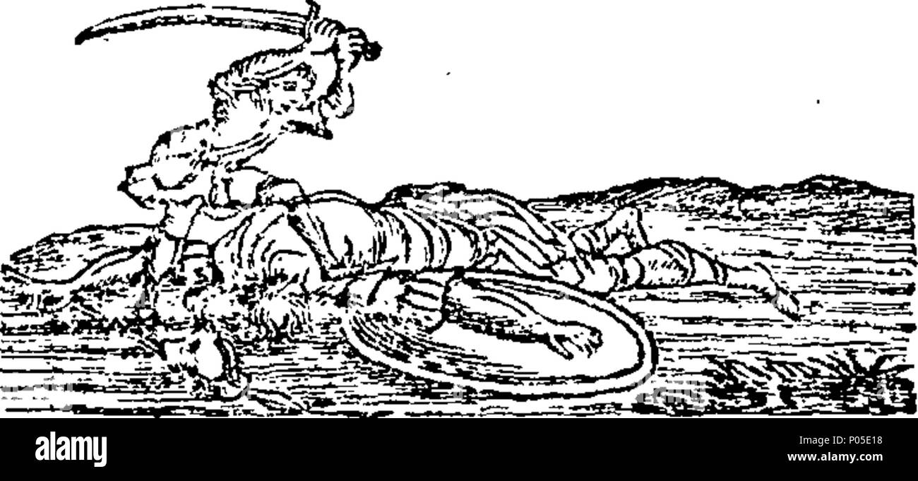 . Englisch: Fleuron aus Buch: A Curious hieroglyphick Bibel; oder wählen Sie Passagen im Alten und im Neuen Testament, mit emblematical Zahlen dargestellt, für die Unterhaltung der Jugend: Vor allem die zarten Alter, in einem ansprechenden und unterhaltsamen Art und Weise vertraut zu machen, mit frühen Ideen der Heiligen Schrift. Die subjoined sind, kurz das Leben der Evangelisten und andere Stücke, illustriert mit Kürzungen. 78 Ein neugieriger hieroglyphick Bibel; oder Fleuron T 168839-43 Stockfoto