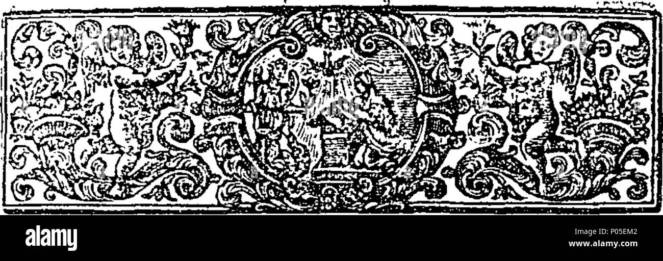 . Englisch: Fleuron aus Buch: eine Verteidigung der englischen Geschichte, gegen die falsche Darstellungen von M. de Bionda Thoyras, in seiner Geschichte von England, nun veröffentlicht wöchentlich. 79 eine Verteidigung der englischen Geschichte, gegen die falsche Darstellungen von M Fleuron T 122501-3 Stockfoto