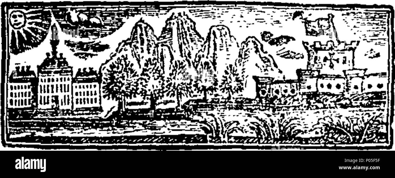 . Englisch: Fleuron aus Buch: die Verteidigung des Bischofs von Chichester Predigt auf K. Charles das Martyrium. In Antwort auf Herrn P.C.'s Schreiben. 80 DIE Verteidigung des Bischofs von Chichester Predigt auf K Fleuron T 091510-3 Stockfoto