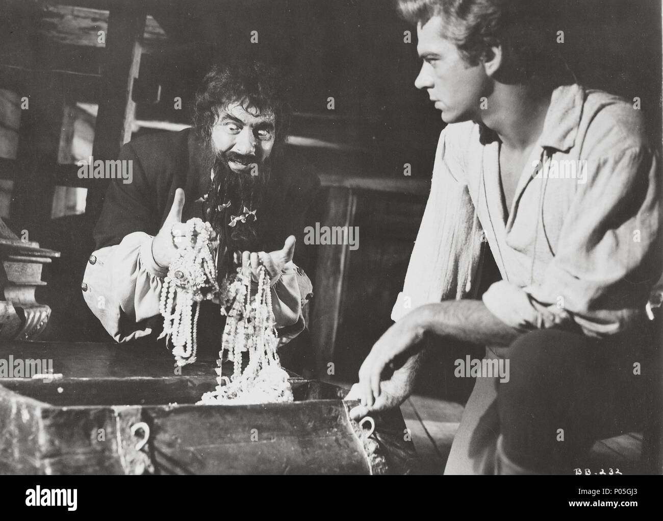 Original Film Titel: blackbeard, der Pirat. Englischer Titel: blackbeard, der Pirat. Regisseur: Raoul Walsh. Jahr: 1952. Stars: ROBERT NEWTON; KEITH ANDES. Credit: RKO/Album Stockfoto