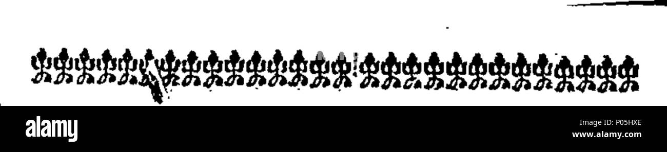 . Englisch: Fleuron aus Buch: ein Dialog zwischen einem popish Priester, und eine Englische protestantische. Wobei die wichtigsten Punkte und Argumente beider Religionen, sind wirklich vorgeschlagen, und vollständig untersucht. Von Matthew Poole, Diener des Evangeliums. 89 ein Dialog zwischen einem popish Priester, und eine Englische protestantische Fleuron T 118218-4 Stockfoto