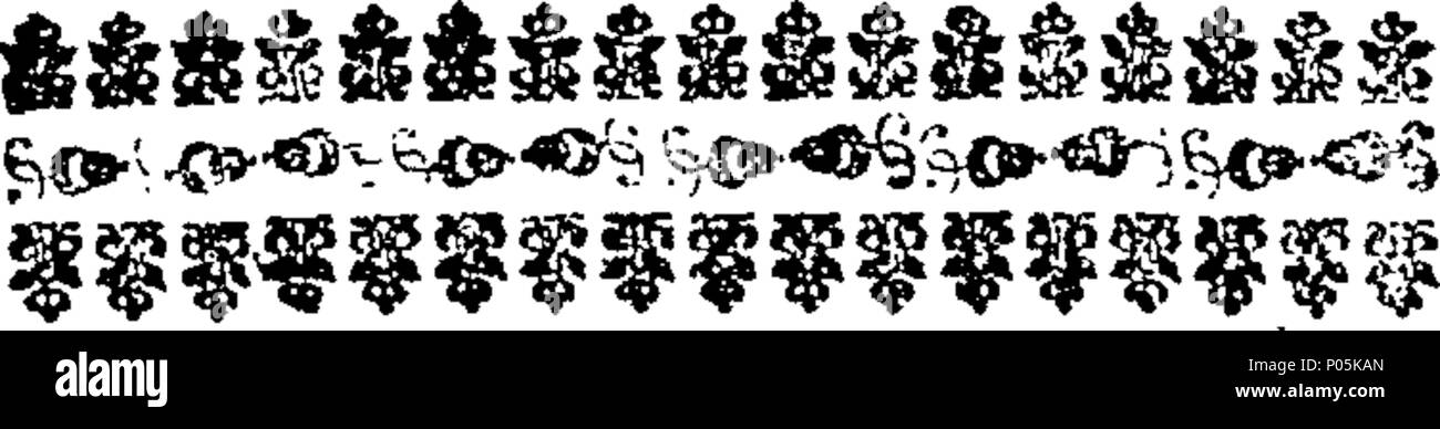 . Englisch: Fleuron aus Buch: Ein Diskurs über die Erfindungen der Menschen in der Anbetung Gottes. Durch den Hochwürdigsten Pater in Gott, William König, D.D. vorhanden Herr Erzbischof von Dublin. 91 ein Diskurs über die Erfindungen von Männern in die Anbetung Gottes Fleuron T 133204-3 Stockfoto