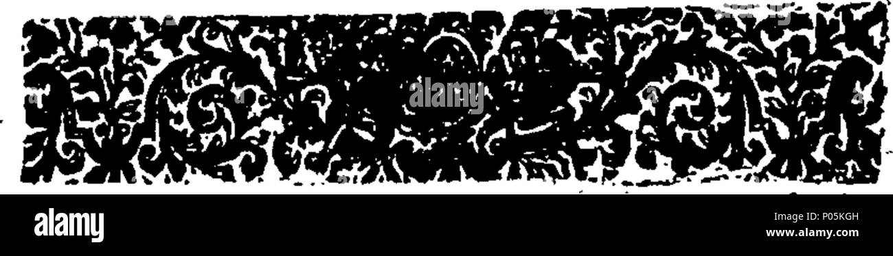 . Englisch: Fleuron aus Buch: ein Diskurs über die Notwendigkeit der Annahme der Lehre der Heiligen Dreifaltigkeit; als bekennen würden und "von der Einrichtung "Kirche von England, in der ersten Von den dreißig neun Artikel der Religion pflegen: Es gibt nur einen lebendigen und wahren Gott, Ewiger, ohne Körper, Teile oder Leidenschaften, von unendlicher Macht, Weisheit und Güte; der Markt; und Erhalter aller Dinge sichtbar und unsichtbar; und in der Einheit Dieser God-Head gibt es drei Personen, einer Substanz, die Macht und die Ewigkeit; der Vater, der Sohn und der Heilige Geist. 91 ein Diskurs über die Notwendigkeit Stockfoto