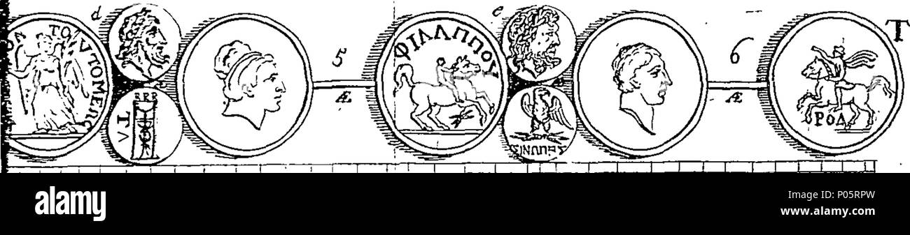 . Englisch: Fleuron aus Buch: A. de la Motraye's Reisen durch Europa, Asien und in Afrika; Mit der richtigen Cutts und Karten. Mit einer großen Vielfalt von geografischen, topografische und politische Bemerkungen zu jenen Teilen der Welt, vor allem in Italien, Turky, Griechenland, Crim und Noghaian Tartaries, Circassia, Schweden und Lappland. Eine kuriose Sammlung von Dingen besonders seltene, sowohl in der Natur als auch der Antike, wie Reste von antient Städten und Kolonien, Inschriften, Idole, Medaillen, Mineralien, &c. Mit einem Rückblick auf die wesentlichen Ereignisse, die "während der Geschehen Stockfoto