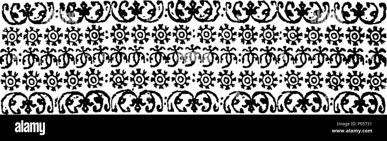 . Englisch: Fleuron aus Buch: Eine französische Grammatik: oder, eine neue und einfache Methode, um Französisch zu lernen in kurzer Zeit zu sprechen. ... Von J. Daubichon, ... 100 eine französische Grammatik - oder, eine neue und einfache Methode, um Französisch zu lernen in kurzer Zeit Fleuron T 088888-2 zu sprechen Stockfoto