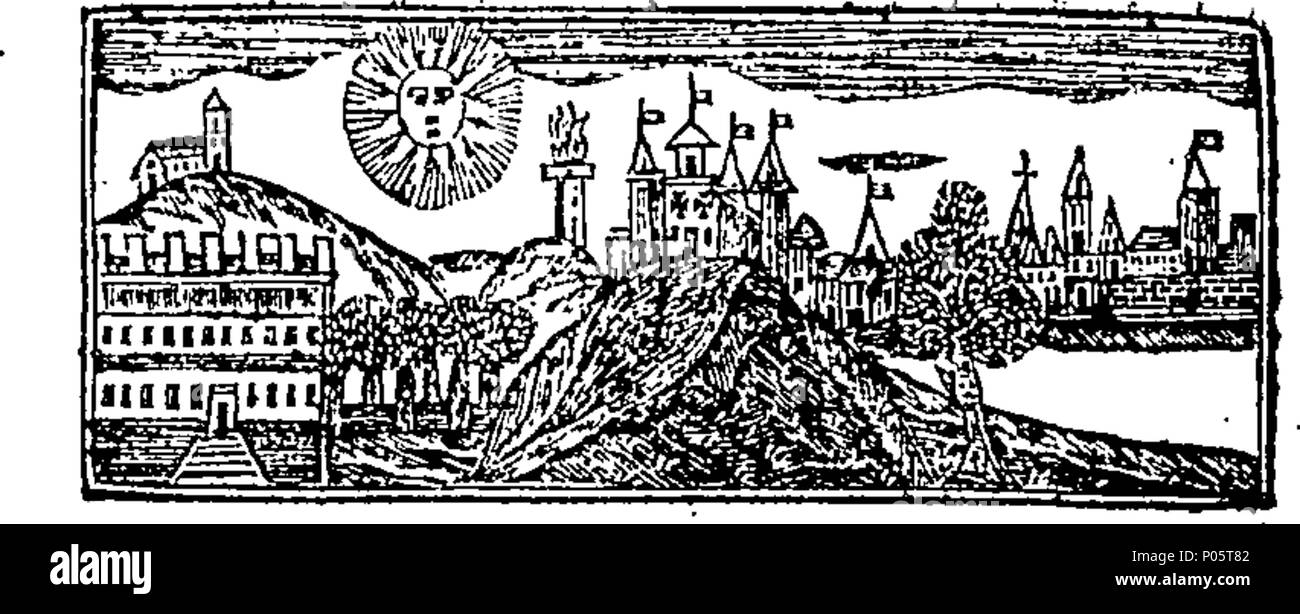 . Englisch: Fleuron aus Buch: Einen freundlichen Brief an die Juden, und eine rationale Gebet für Sie, um für ihre Umstellung auf die christliche Religion. Demütig seine Gnade der Erzbischof von Canterbury geweiht. Von Edward Goldney, Senr. Gent. 100 einen freundlichen Brief an die Juden, und eine rationale Gebet für Sie, um für ihre Bekehrung zum christlichen Religion Fleuron N 018641-2 Stockfoto