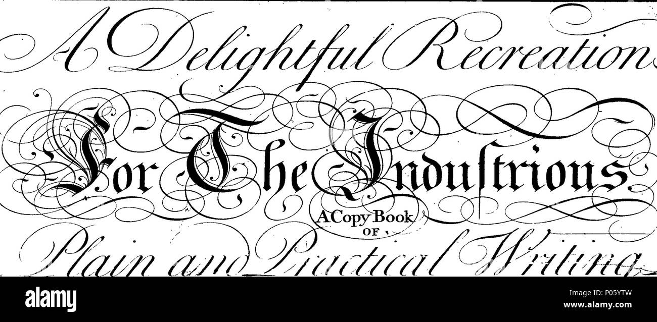 . Englisch: Fleuron aus Buch: eine herrliche Erholung für die fleißig. Eine Kopie der Ebene und praktische... Erfunden und durch, William Brooks durchgeführt. ... Georgius Bickham Londini sculp. 81 Eine herrliche Erholung für die fleißigen Fleuron T 117312-5 Stockfoto