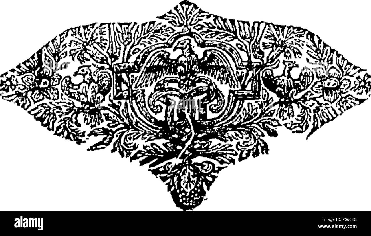 . Englisch: Fleuron aus Buch: eine Demonstration des Messias. In denen die Wahrheit der christlichen Religion erwiesen ist, gegen alle Feinde davon; aber vor allem gegen die Juden. In drei Teile. Durch ... Richard spät Herrn Bischof von Bath und Wells. 81 eine Demonstration der Messias Fleuron T 082372-15 Stockfoto