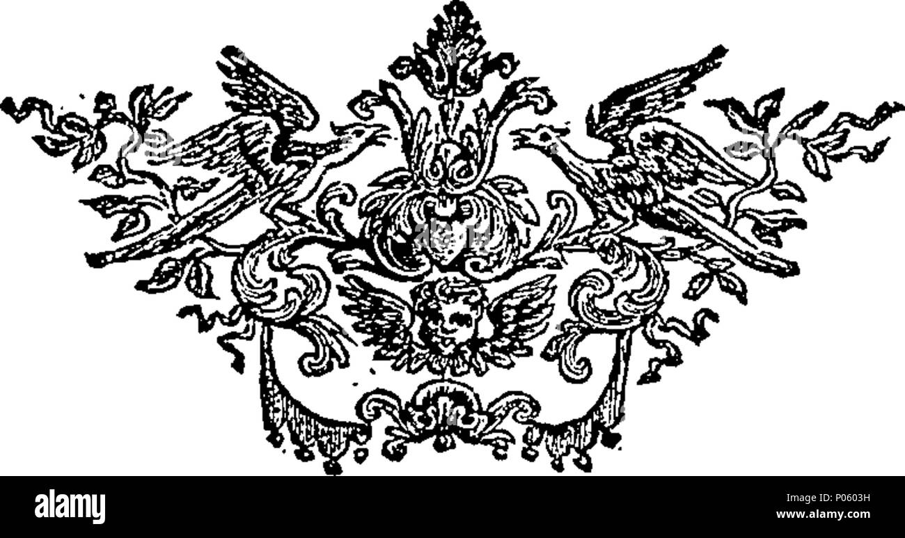 . Englisch: Fleuron aus Buch: eine Demonstration des Messias. In denen die Wahrheit der christlichen Religion erwiesen ist, gegen alle Feinde davon; aber vor allem gegen die Juden. In drei Teile. Durch ... Richard spät Herrn Bischof von Bath und Wells. 81 eine Demonstration der Messias Fleuron T 082372-33 Stockfoto