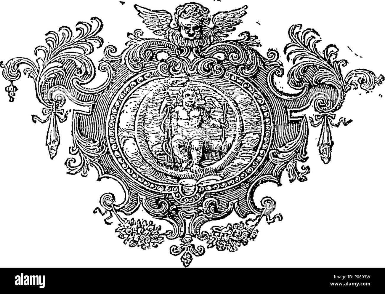 . Englisch: Fleuron aus Buch: eine Demonstration des Messias. In denen die Wahrheit der christlichen Religion erwiesen ist, gegen alle Feinde davon; aber vor allem gegen die Juden. In drei Teile. Durch ... Richard spät Herrn Bischof von Bath und Wells. 81 eine Demonstration der Messias Fleuron T 082372-42 Stockfoto