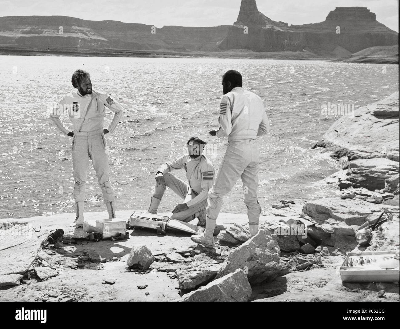 Original Filmtitel: Planet der Affen. Englischer Titel: Planet der Affen. Regisseur: FRANKLIN J. SCHAFFNER. Jahr: 1968. Stars: CHARLTON HESTON; ROBERT GUNNER; Jeff Burton. Quelle: 20th Century Fox/Album Stockfoto