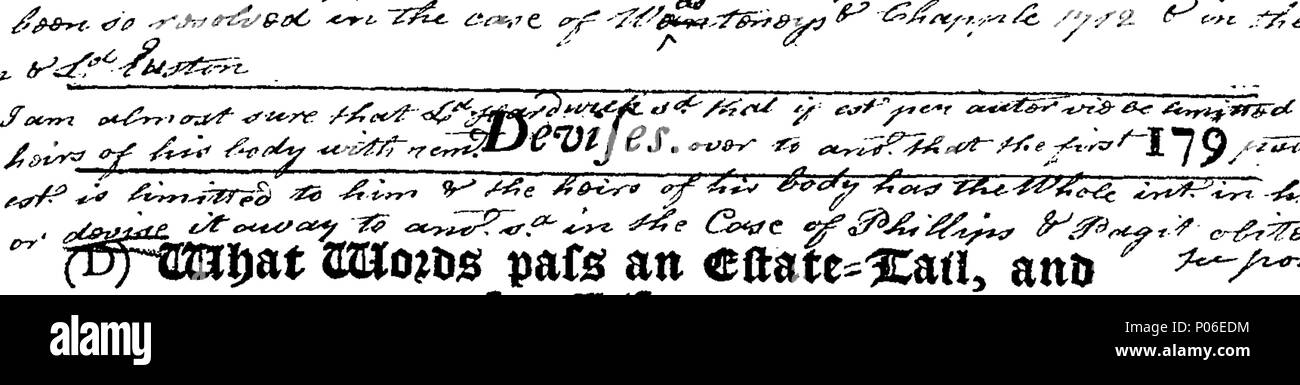. Englisch: Fleuron aus Buch: eine allgemeine Übersicht der Fälle, die in Eigenkapital, argumentiert und in der High Court Chancery zugesprochen, &c. Mit mehreren Fällen nie veröffentlicht, alphabetisch unter den richtigen Titel verdaut; mit Anmerkungen und Hinweise... Und drei Tabellen, ... Von einem Herrn der nahen Tempel. 103 eine allgemeine Übersicht der Fälle, die in Eigenkapital, argumentiert und in der High Court Chancery zugesprochen, etc Fleuron T 097047-16 Stockfoto