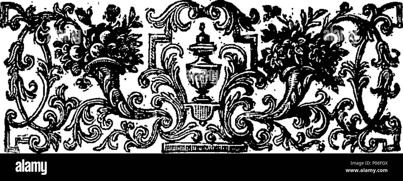 . Englisch: Fleuron aus Buch: eine allgemeine kirchliche Geschichte von der Geburt der allerseligsten Retter zu der ersten Gründung des Christentums von menschlichen Gesetze, unter Kaiser Konstantin der Große. Mit über 313 Jahren. Mit so viel von der jüdischen und römischen Geschichte als notwendig und praktisch für die Arbeit illustrieren. Zu dem wird hinzugefügt, eine große Chronologische Tabelle aller Römischen und kirchliche Angelegenheiten, im gleichen Zeitraum enthalten. Von Laurence Echard, A. M. Arch-Deacon des Stowe. ... 105 Eine allgemeine kirchliche Geschichte von der Geburt der allerseligsten Savio Stockfoto