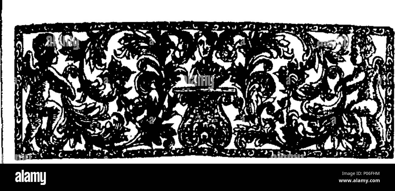 . Englisch: Fleuron aus Buch: eine allgemeine kirchliche Geschichte von der Geburt der allerseligsten Retter zu der ersten Gründung des Christentums von menschlichen Gesetze, unter Kaiser Konstantin der Große. Mit über 313 Jahren. Mit so viel von der jüdischen und römischen Geschichte als notwendig und praktisch für die Arbeit illustrieren. Zu dem wird hinzugefügt, eine große Chronologische Tabelle aller Römischen und kirchliche Angelegenheiten, im gleichen Zeitraum enthalten. Von Laurence Echard, A. M. Prebendary von Lincoln, und Kaplan der Right Reverend William, Herrn Bischof dieser Diözese. ... 1. Stockfoto