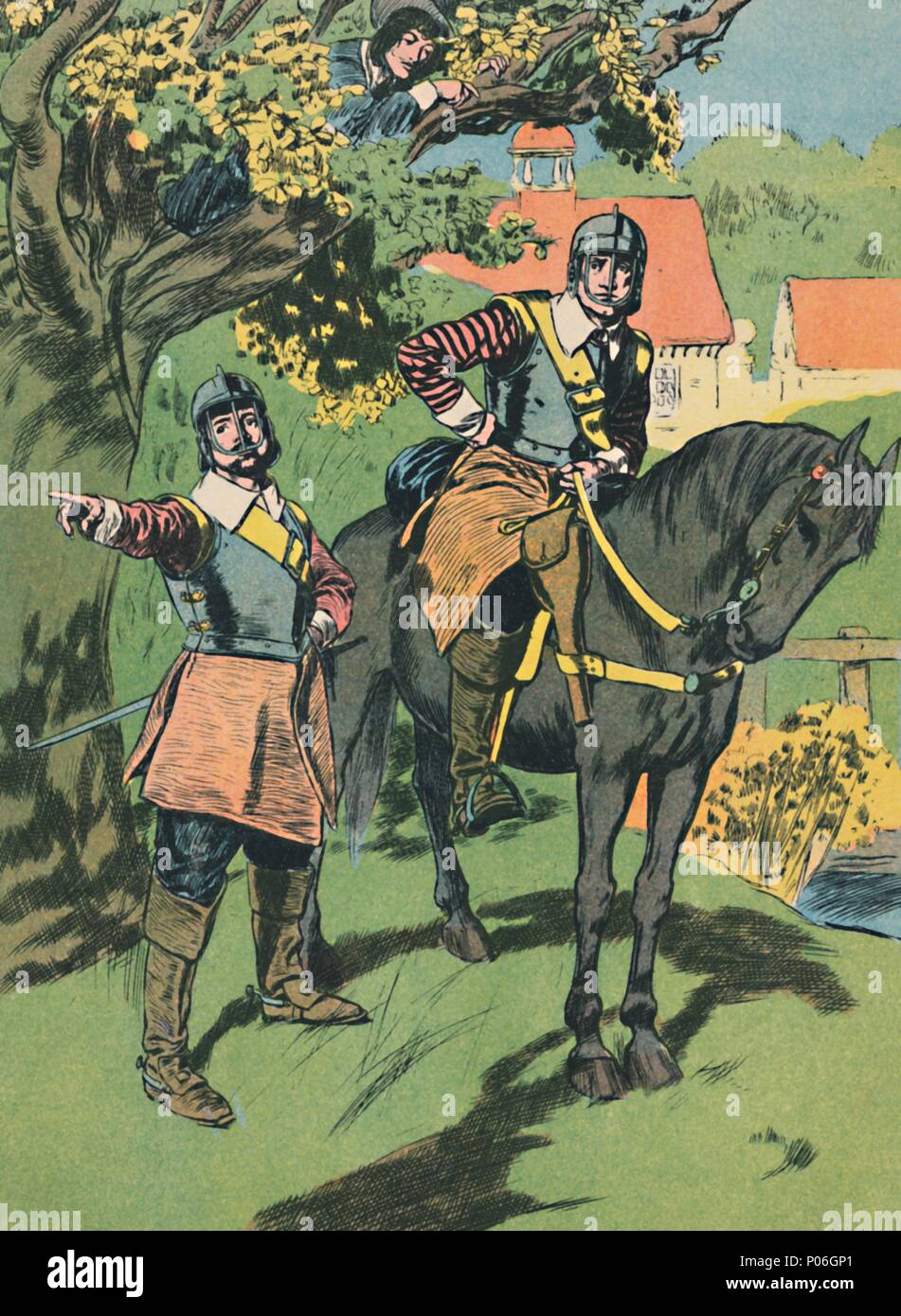 "König Charles in der Eiche', c 1907. Artist: Unbekannt. Stockfoto