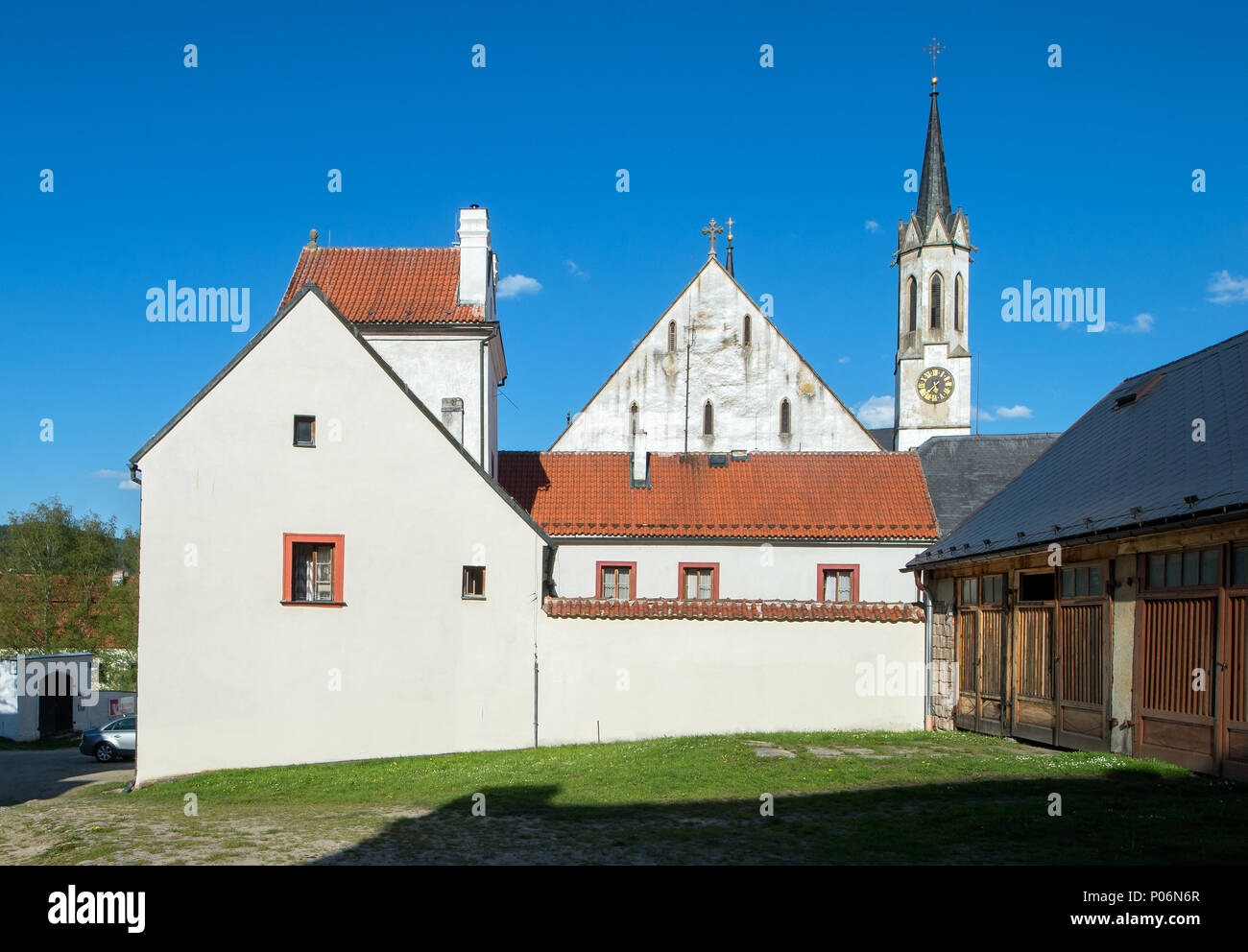 Hohenfurth, Tschechische Republik, Kloster Vyšší Brod Stockfoto