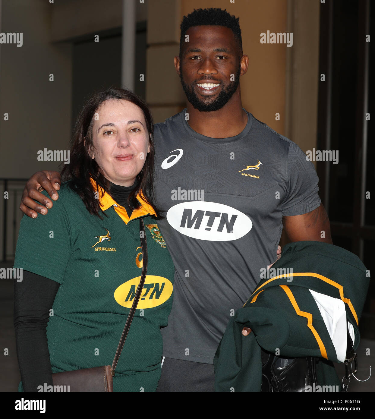 Johannesburg, Südafrika. 8. Juni 2018. Siya Kolisi (Kapitän) von Südafrika während der Südafrikanische Springböcke team Foto, Tsogo Sun Montecasino Hotel Johannesburg Credit: Aktion plus Sport/Alamy leben Nachrichten Stockfoto