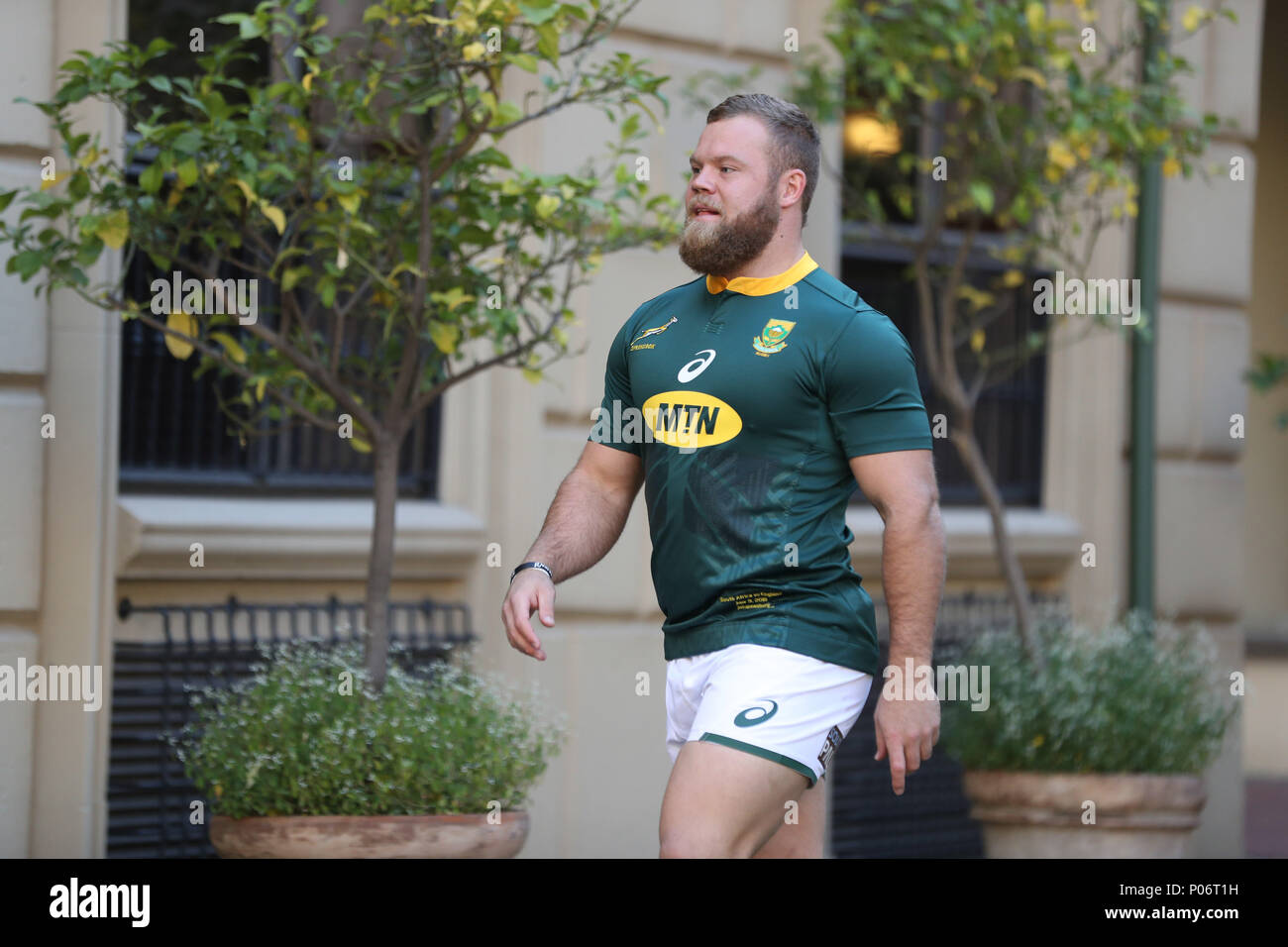 Johannesburg, Südafrika. 8. Juni 2018. Akker van der Merwe Südafrika während der Südafrikanische Springböcke team Foto, Tsogo Sun Montecasino Hotel Johannesburg Credit: Aktion plus Sport/Alamy leben Nachrichten Stockfoto