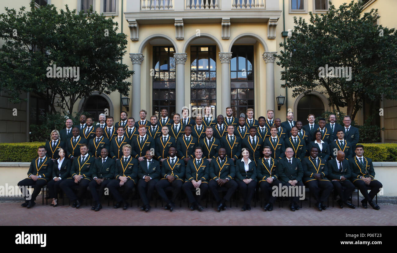 Johannesburg, Südafrika. 8. Juni 2018. Allgemeine Ansichten während der Südafrikanische Springböcke team Foto, Tsogo Sun Montecasino Hotel Johannesburg Credit: Aktion plus Sport/Alamy leben Nachrichten Stockfoto