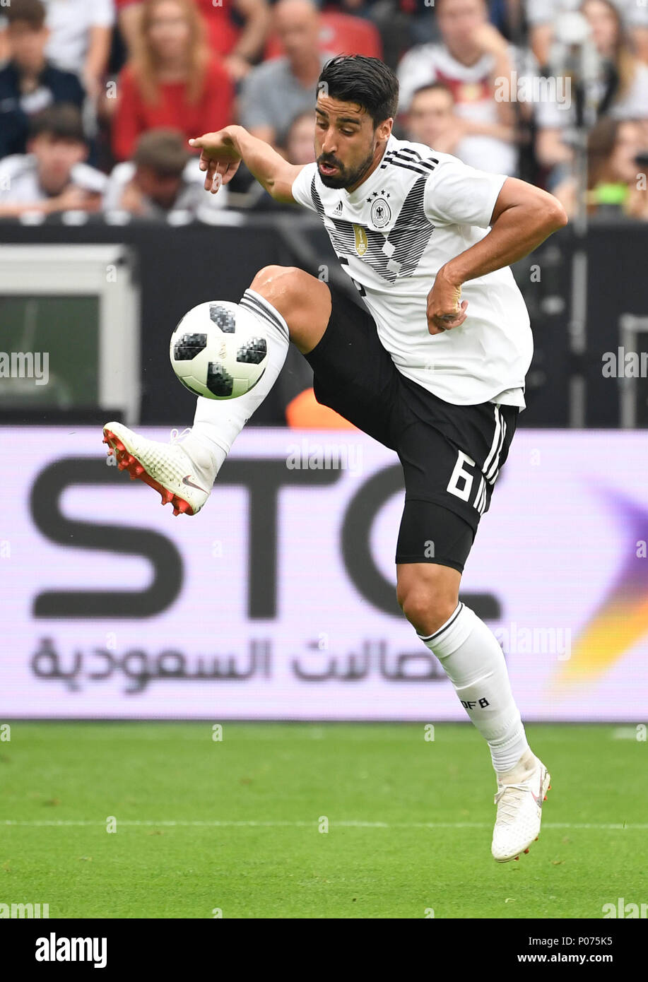 08. Juni 2018, Deutschland, Leverkusen: Fußball, international, Deutschland gegen Saudi-Arabien in der BayArena. Deutschlands Sami Khedira. Foto: Ina Faßbender/dpa Stockfoto