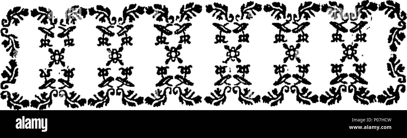 . Englisch: Fleuron aus Buch: Ein Brief an Pfr. Benjamin Fawcett, M.A. durch seine Broschüre veranlasst, intitled, ehrliche Reflexionen über die unterschiedliche Art und Weise, in der die gelehrten und frommen ihre Vorstellungen über die Lehre von der Dreieinigkeit ausgedrückt haben. 125 in einem Brief an Pfr. Fleuron T 073103-3 Stockfoto