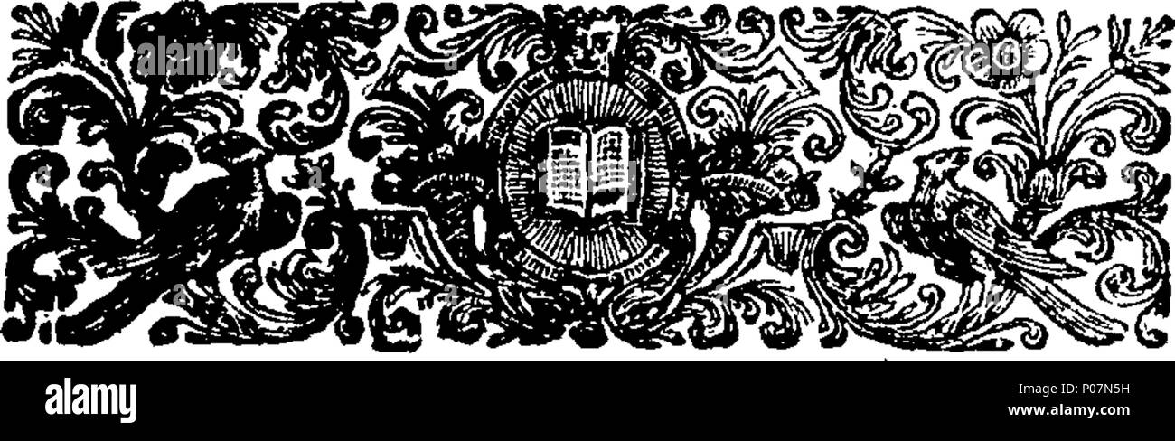 . Englisch: Fleuron aus Buch: eine echte Erzählung des Lebens, Verhalten und Verhalten, von Simon, Lord Lovat Fraser, der, von seiner Geburt an Beaufort in der Nähe von Inverness, im Jahre 1667, zu seiner Ausführung auf Tower-Hill, am Donnerstag, 9. April 1747. Mit einer Vielzahl von Aktionen in den verschiedenen Szenen des Lebens, in denen seine Herrschaft war engag würde; seine kunstvollen Management bei der Beschaffung einen Pass von des Herzogs von Queensberry, in die Highlands zu gehen, eine Kommission aus den Hof von Frankreich auszuführen, um eine Rebellion zu rühren, und das doppelte Teil er handelte, bis er sein Geschäft erledigt hatte, und bekam sicher zurück nach Frankreich. Auch Stockfoto