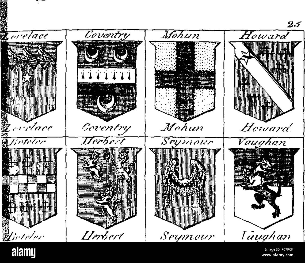 . Englisch: Fleuron aus Buch: eine Hilfe für Englische Geschichte; mit einer Abfolge von alle Könige von England, der Englisch, Sachsen, und die Briten;... Von Peter Heylyn, ... mit einer vollständigen Liste der genannten Richter: jetzt erste veröffentlichte, von Paul Wright,... 113 Hilfe für Englische Geschichte; mit einer Abfolge von alle Könige von England Fleuron T 107428-29 Stockfoto