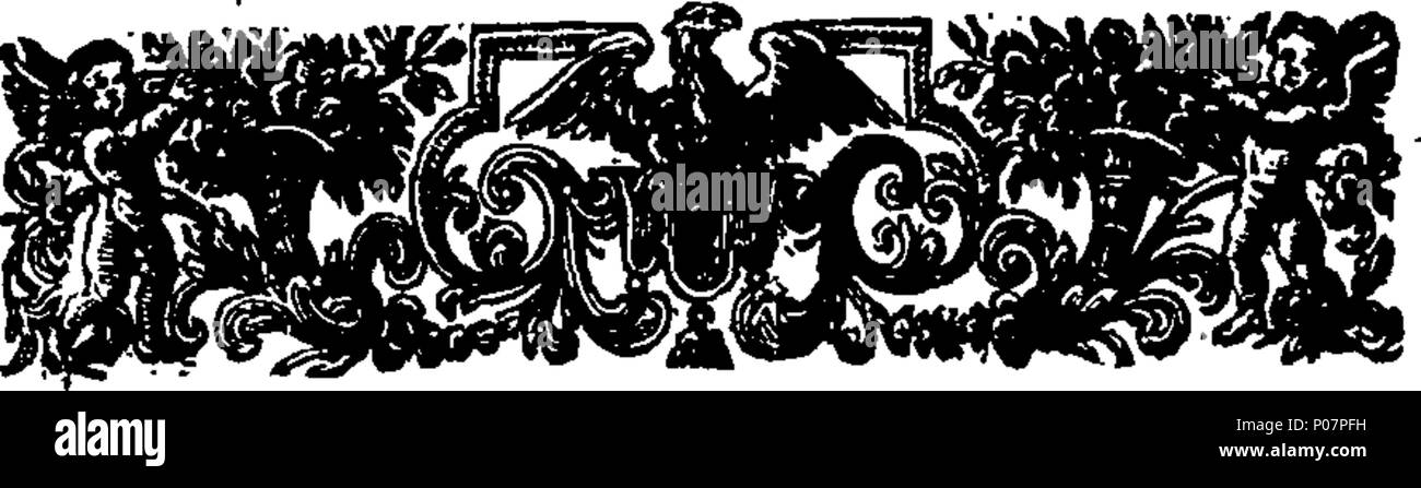 . Englisch: Fleuron aus Buch: eine Geschichte der Angelegenheiten von Europa, von dem Frieden von Utrecht nach Abschluss der Doppel-Allianz. Mit einer Abhandlung zu den religiösen und zivilen Interessen Europas. Von William Gibson. 113 eine Geschichte der Angelegenheiten von Europa, von dem Frieden von Utrecht nach Abschluss der Doppel Allianz Fleuron T 094743-3 Stockfoto