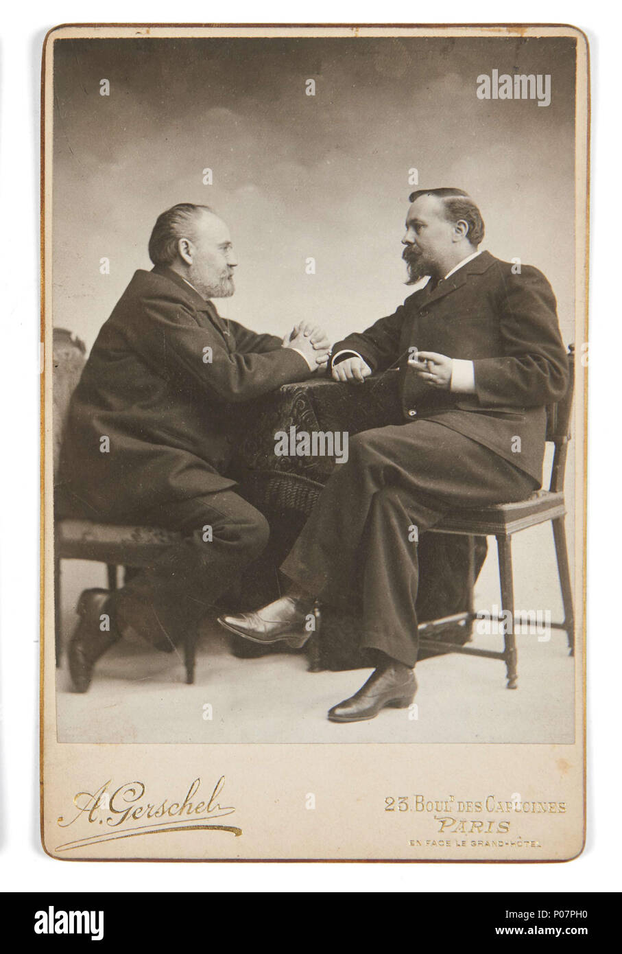 9 Ancienne Sammlung François Émile-Zola - Émile Zola 11. Stockfoto