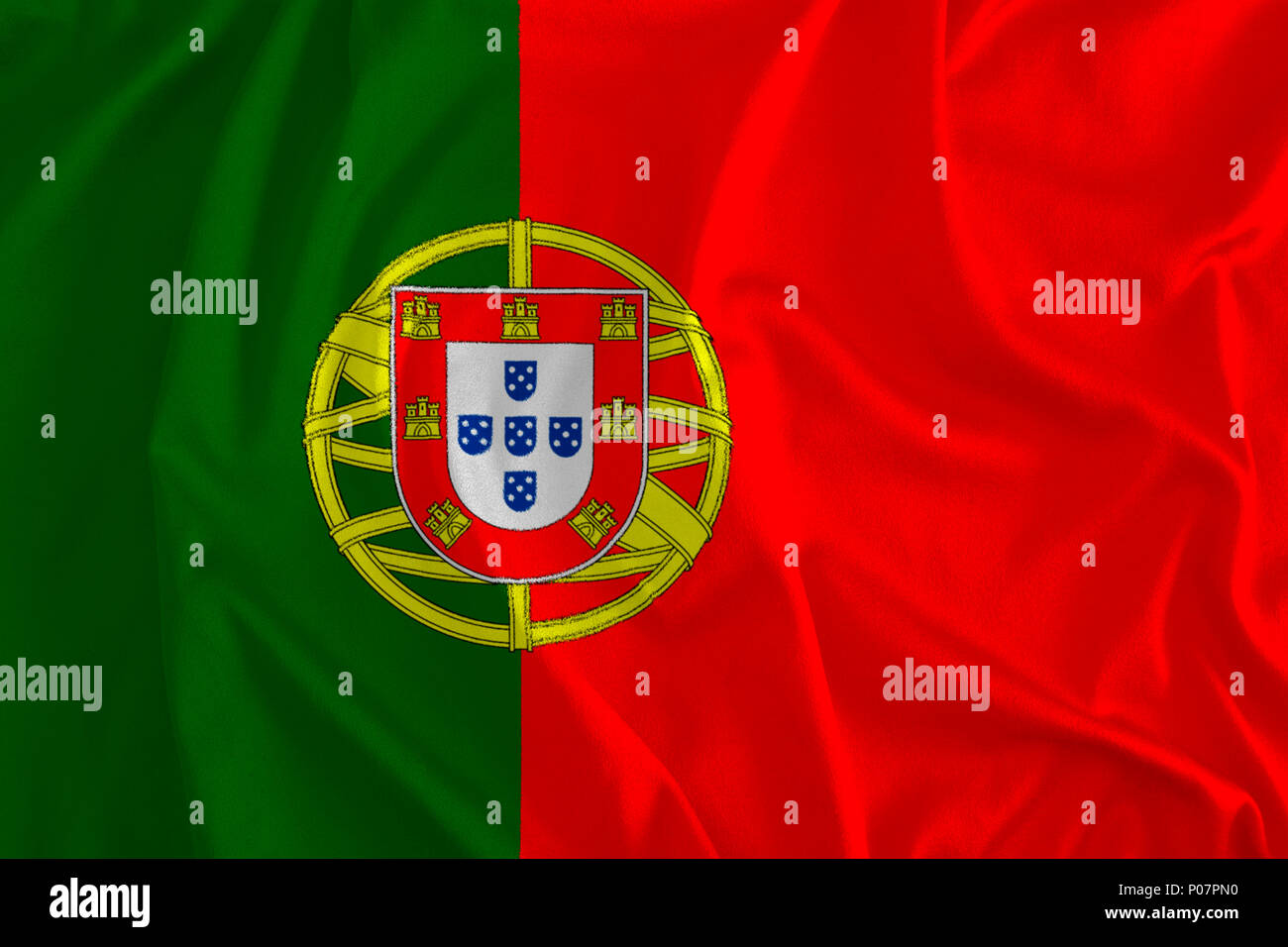 Flagge Portugals Hintergrund Stockfoto