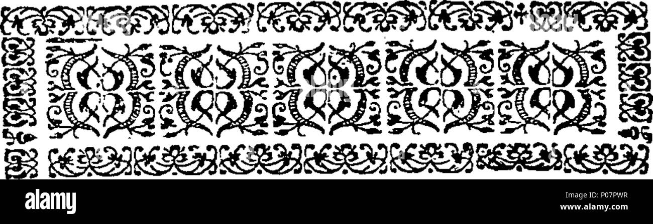 . Englisch: Fleuron aus Buch: eine Predigt von Papst Clemens XI. Wie liefern würde, das von ihm in St. Peter im Vatikan. Am Fest der heiligen Apostel Petrus und Paulus, im Jahre des Herrn 1717, die anlässlich der Pretender ist dort vorhanden sind. 114 eine Predigt von Papst Clemens XI Fleuron T 199260-3 Stockfoto