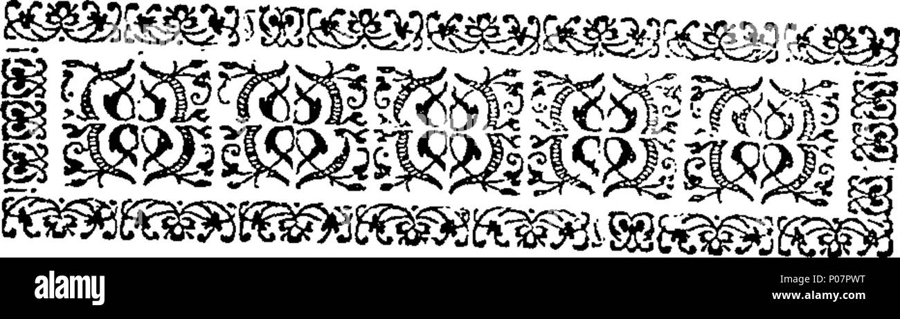 . Englisch: Fleuron aus Buch: eine Predigt von Papst Clemens XI. Wie liefern würde, das von ihm in St. Peter im Vatikan. Am Fest der heiligen Apostel Petrus und Paulus, im Jahre des Herrn 1717, die anlässlich der Pretender ist dort vorhanden sind. 114 eine Predigt von Papst Clemens XI Fleuron T 199260-5 Stockfoto