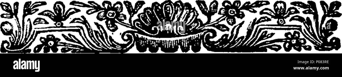 . Englisch: Fleuron aus Buch: einen Brief an einen Pfarrer, im Zusammenhang mit seiner Predigt am 30 Januar: compleat Antwort auf alle Predigten, die je gewesen sind oder jemals wird gepredigt werden, in der, wie Sorte, auf das Jubiläum. Durch ein Liebhaber der Wahrheit, der die Wünsche der ewigen Frieden und Wohlstand in Großbritannien. 121 einen Brief an einen geistlichen Fleuron T 075800-7 Stockfoto