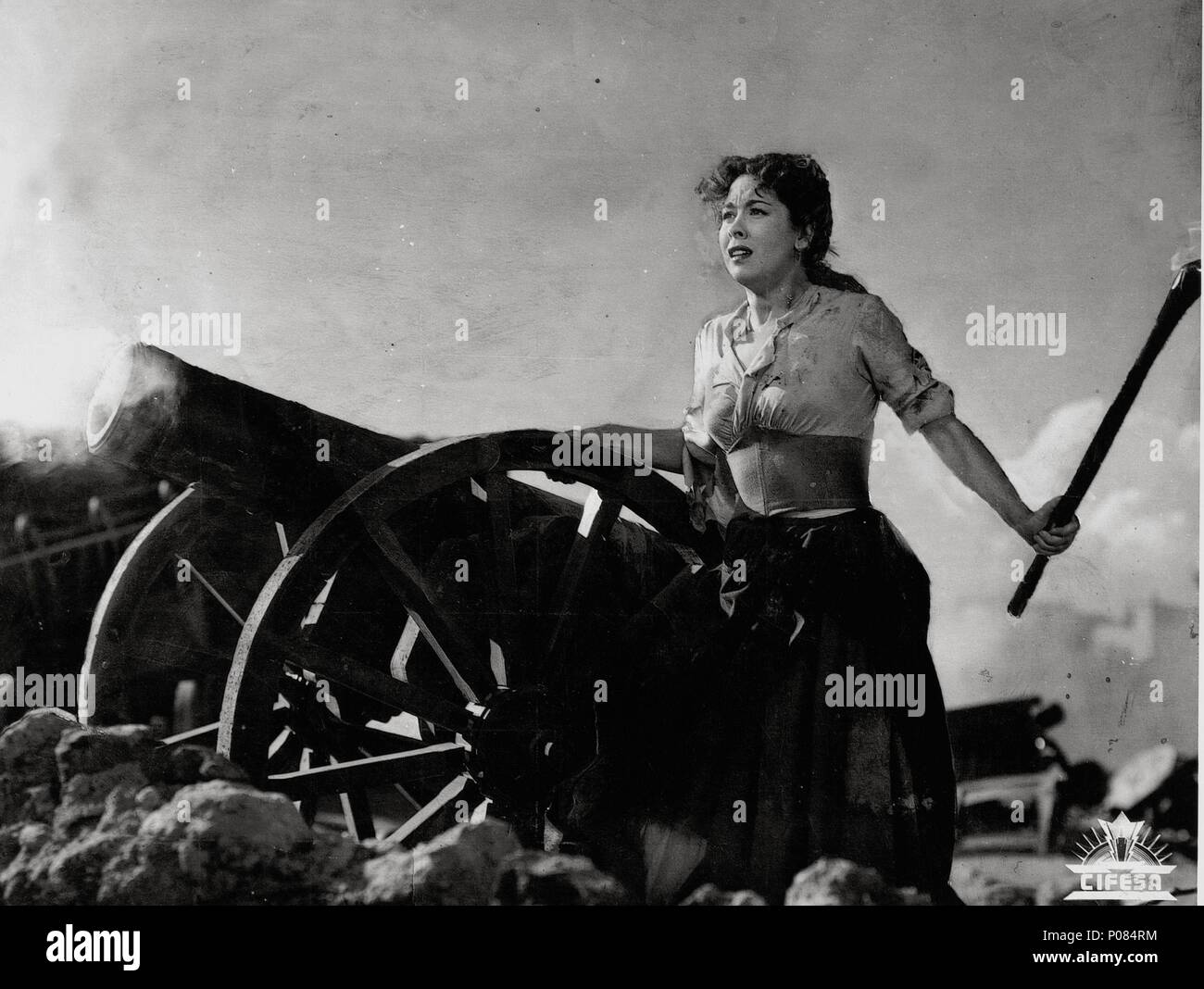 Original Film Titel: AGUSTINA de Aragón. Englischer Titel: Belagerung, die. Regisseur: JUAN DE ORDUÑA. Jahr: 1950. Stars: AURORA BAUTISTA. Credit: CIFESA/Album Stockfoto