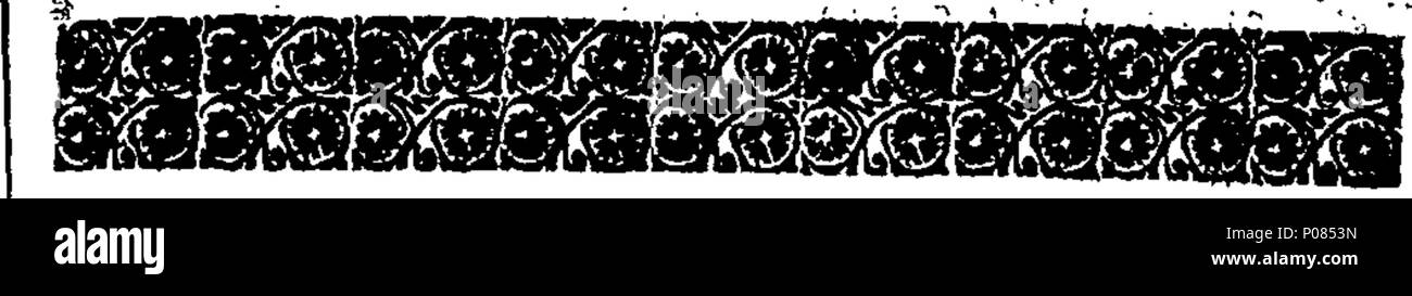 . Englisch: Fleuron aus Buch: ein Brief, wirklich für eine Ehe. 126 ein Brief, wirklich für eine Ehe. Fleuron T 055007-1 Stockfoto