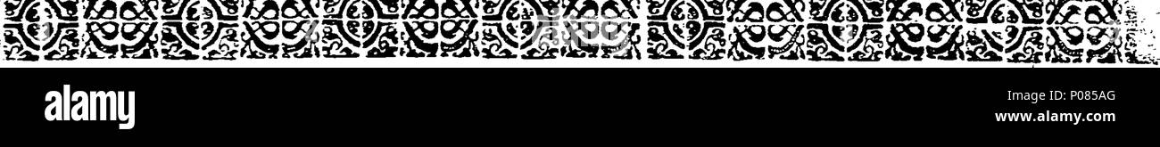 . Englisch: Fleuron aus Buch: eine Liste der Mitglieder der Korporation der Amicable-Society zum Ewigen Assurance-Office, ... 126 eine Liste der Mitglieder der Korporation der Amicable-Society zum Ewigen Assurance-Office, - Fleuron T 041044-2 Stockfoto