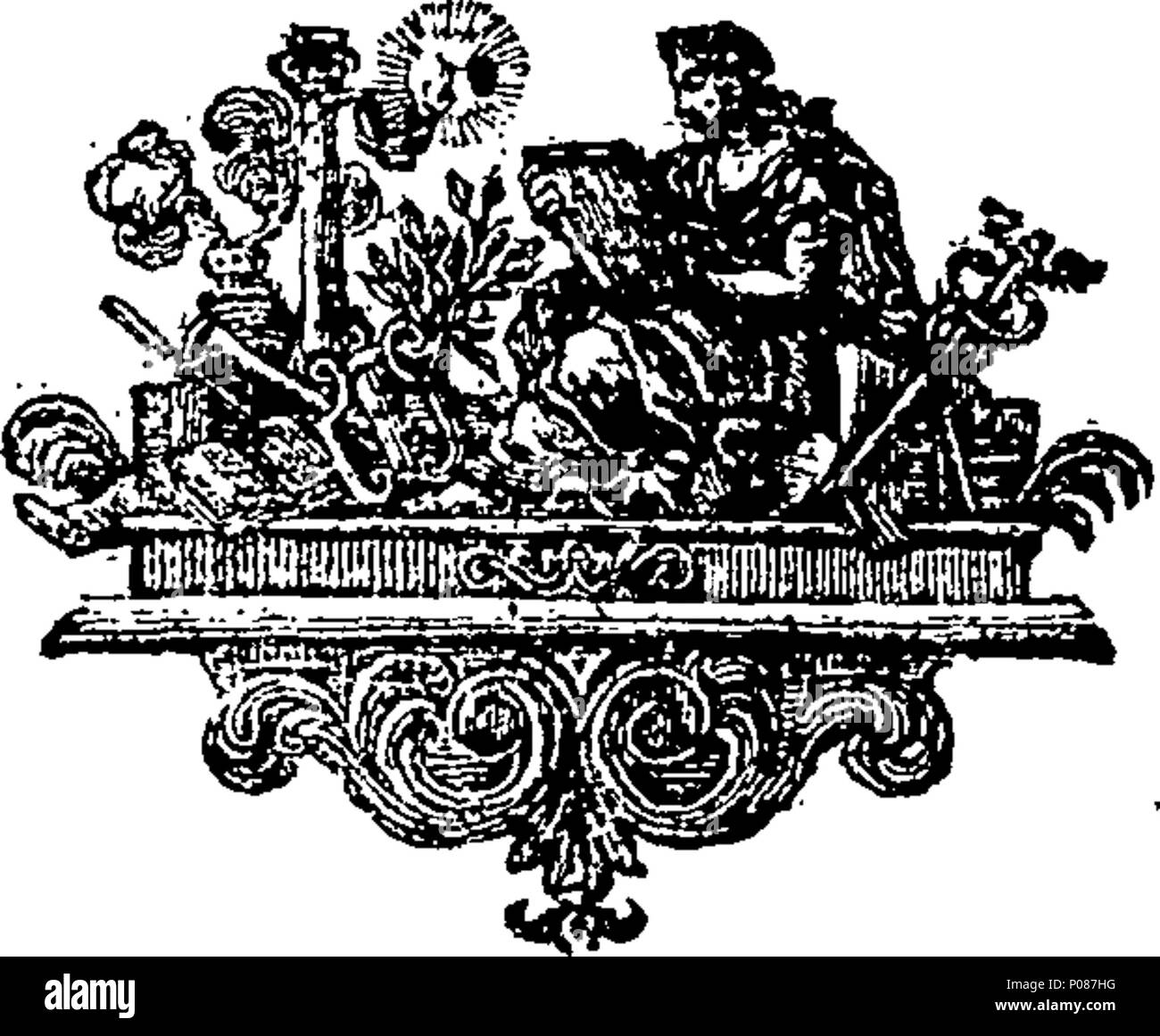 . Englisch: Fleuron aus Buch: eine allgemeine Geschichte Der pyrates, von ihrem ersten Aufstieg und Besiedlung der Insel von der Vorsehung, in die heutige Zeit. Mit dem bemerkenswerten Aktionen und Abenteuer der beiden weiblichen pyrates Mary Read und Anne Bonny; in den folgenden Kapiteln, Einführung enthalten würde. Kap. I. Der Kapitän Avery. Ii. Der Kapitän Martel. Iii. Der Kapitän zu unterrichten. Iv. Der Kapitän Eonnet. V. Der Kapitän England. Vi. Der Kapitän Flügel. Vii. Der Kapitän Rackam. Viii. Der Kapitän Davis. Ix. Der Kapitän Roberts. X. von Kapitän Anstis. Xi. Der Kapitän Worley. Xii. Der Kapitän Lowther. Xiii. Der Kapitän niedrig. Xiv. Der Kapitän Evans. Xv. O Stockfoto