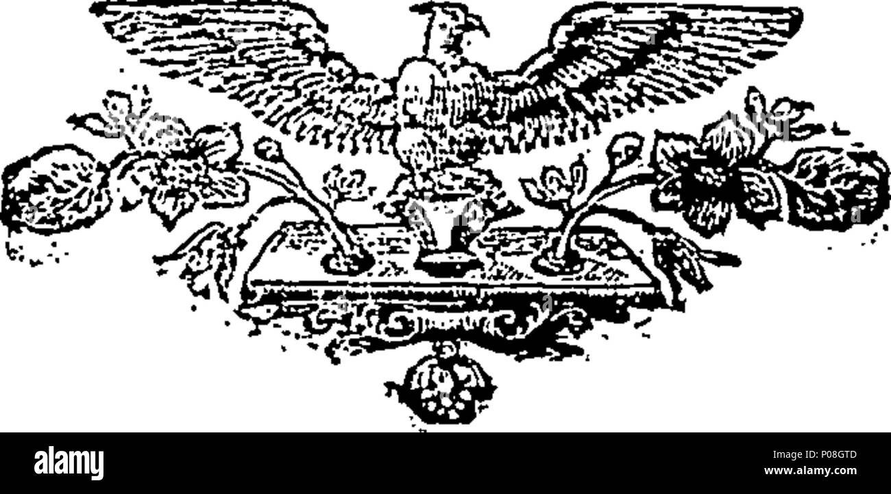 . Englisch: Fleuron aus Buch: eine Reise durch England. In den vertrauten Briefen. Von einem Gentleman hier, an seinen Freund im Ausland. In zwei Bänden. Mit Was ist neugierig in den Grafschaften, Norfolk, Suffolk, Essex, Kent, Sussex, Surrey, Berkshire, Middlesex, London, Buckinghamshire, Bedfordshire, Hertfordshire, Gloucestershire, Wiltshire, Dorsetshire, Devonshire, Oxfordshire, Worcestershire, Gloucestershire, Somersetshire, Shropshire, Cheshire, Lancashire, Staffordshire, Derbyshire, Leicestershire, Rutland, und Huntington, Nottinghamshire, Northamptonshire, Yorkshire, Durham, Northumberland, Cumberland, Stockfoto
