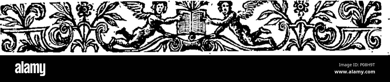 . Englisch: Fleuron aus Buch: Eine Reise nach London. Als Teil einer Komödie geschrieben von Sir John vanbrugh, Knt. Und gedruckt, nachdem seine eigene Kopie: Die (seit seinem Ableben) Wurde eine intire spielen, durch Herrn Cibber. Und nennen würde, die provok Mann würde, &c. 117 eine Reise nach London Fleuron N 007933-4 Stockfoto