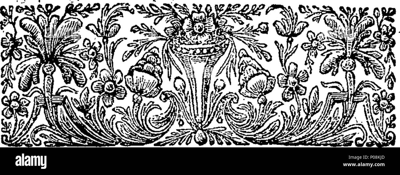 . Englisch: Fleuron aus Buch: Ein Brief an Dr. Thomson, in Antwort auf den Fall der rechten Abgeordneten Thomas Winnington, Esq; von William Douglas, M.D. Arzt an Seine Königliche Hoheit der Prinz von Wales von Haushalt und Man-Midwife. 122 in einem Brief an Dr. Thomson, in Antwort auf den Fall der rechten Abgeordneten Thomas Winnington, Esq; von William Douglas, M Fleuron T 114909-2 Stockfoto