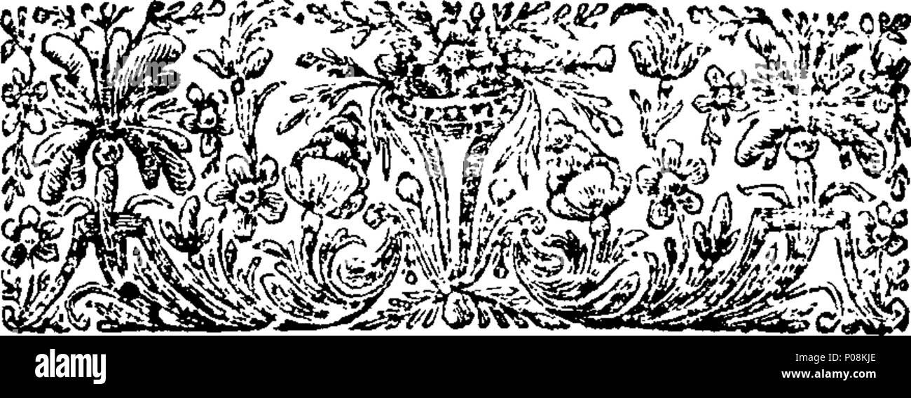 . Englisch: Fleuron aus Buch: Ein Brief an Dr. Thomson, in Antwort auf den Fall der rechten Abgeordneten Thomas Winnington, Esq; von William Douglas, M.D. Arzt an Seine Königliche Hoheit der Prinz von Wales von Haushalt und Man-Midwife. 122 in einem Brief an Dr. Thomson, in Antwort auf den Fall der rechten Abgeordneten Thomas Winnington, Esq; von William Douglas, M Fleuron T 003143-2 Stockfoto