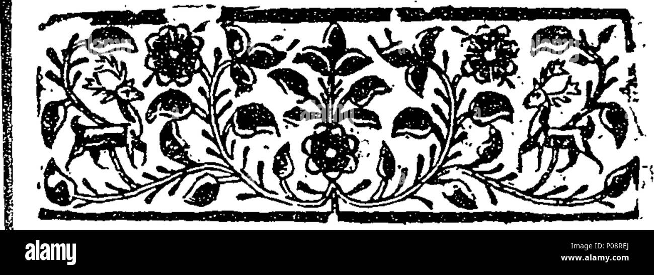 . Englisch: Fleuron aus Buch: Eine mathematische Mischung in vier Teile: I. ein Essay auf die wahrscheinliche Lösung des 45 überraschenden Paradoxien, in Gordon's Geographie. Ii. Fifty-Five neue und erstaunliche Paradoxien, einige in Vers, einige in Prosa, mit ihren Lösungen. Iii. Antworten, die in den hundert Arithmetische Probleme, Links unanswer in Hill's Arithmetick, und Alexander's Algebra. Iv. Sonstige Vorschriften über die Bildung von Aenigma, Fragen, die Lehre von der Finsternisse, von Pendeln, die Gleichung von Zeit, über Ostern, &c. Durch ein Liebhaber des mathematicks. 130 Eine mathematische Mischung in vier Stockfoto