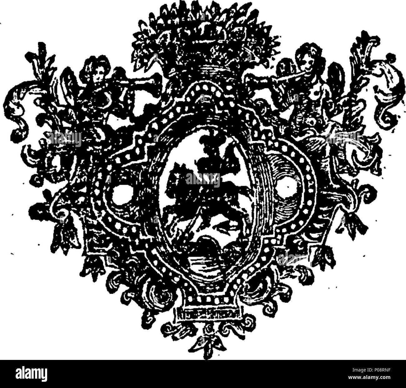 . Englisch: Fleuron aus Buch: EIN mechanisches Konto von Giften in mehreren Essays. Von Richard Mead, M.D. F.R.S. und Arzt zu St. Thomas's Hospital. 130 Eine mechanische Konto von Giften in mehreren Essays Fleuron N 000063-6 Stockfoto