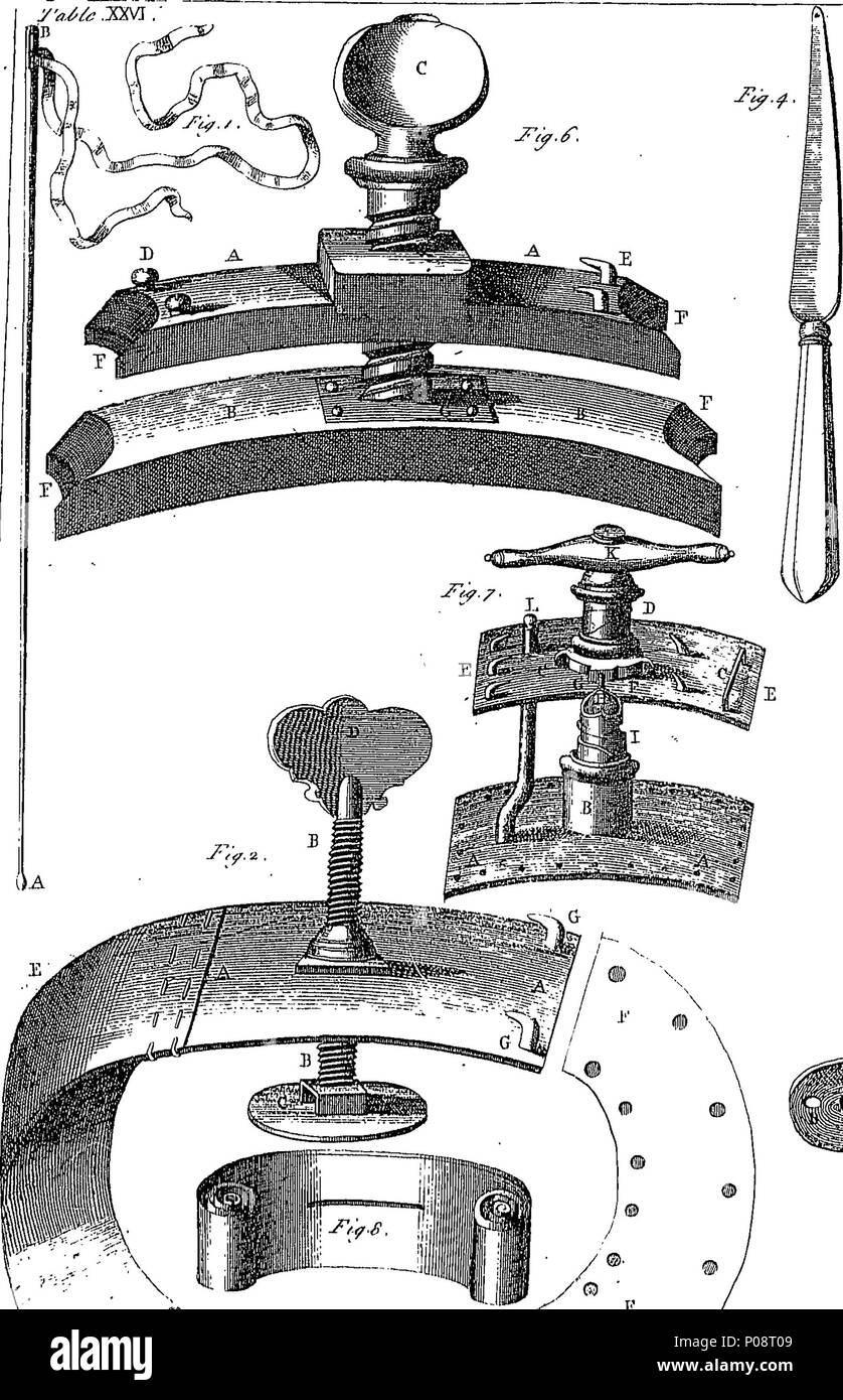 . Englisch: Fleuron aus Buch: ein medizinisches Wörterbuch; einschließlich Physik, Chirurgie, Anatomie, chymistry, und Botanik, in allen Ihren Filialen im Verhältnis zur Medizin. Zusammen mit einer Geschichte von Drogen; ... Mit Kupferplatten. Von R.James, M.D. ... 131 ein medizinisches Wörterbuch; einschließlich Physik, Chirurgie, Anatomie, chymistry, und Botanik, in allen Ihren Filialen im Verhältnis zu Medizin Fleuron N 010868-23 Stockfoto